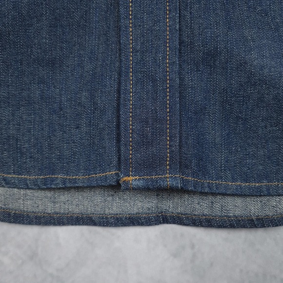 Vintage GAP Denim Shirt Mens Large Long Sleeve Button Front Point Collar 90s - Picture 8 of 16